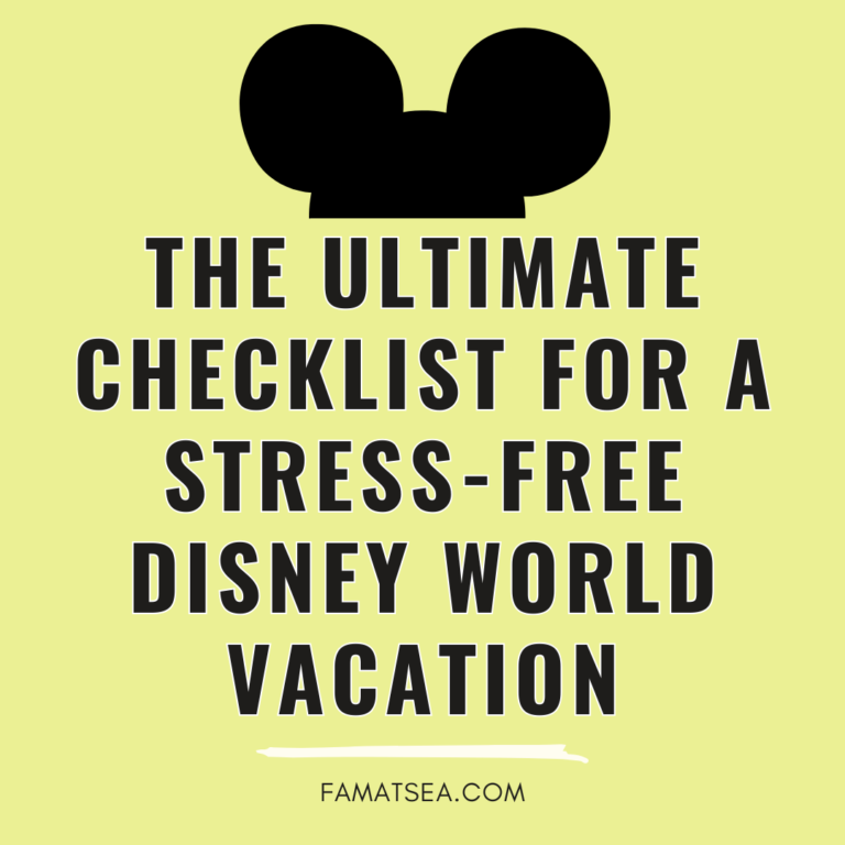 Your Stress-Free Disney World Vacation: The Ultimate Checklist for Families with Kids