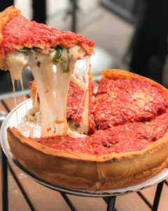 Chicago-style pizza. Family-Friendly restaurants in Chicago. Downtown Chicago restaurants for kids. 