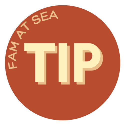 fam at sea travel tip for family travel and travel with kids and toddlers